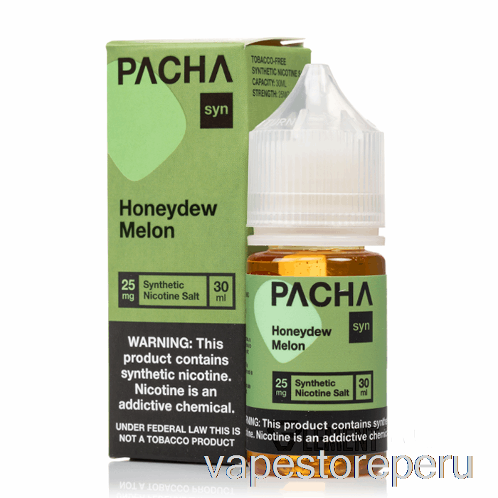 Vape Recargable Melón Dulce - Sales De Pachamama - 30ml 25mg